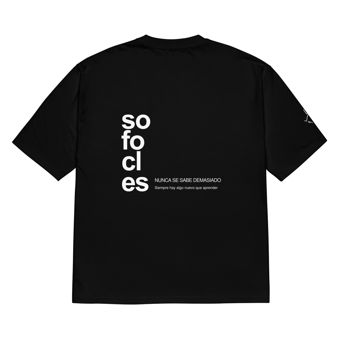 Camiseta oversize gruesa. Sofocles
