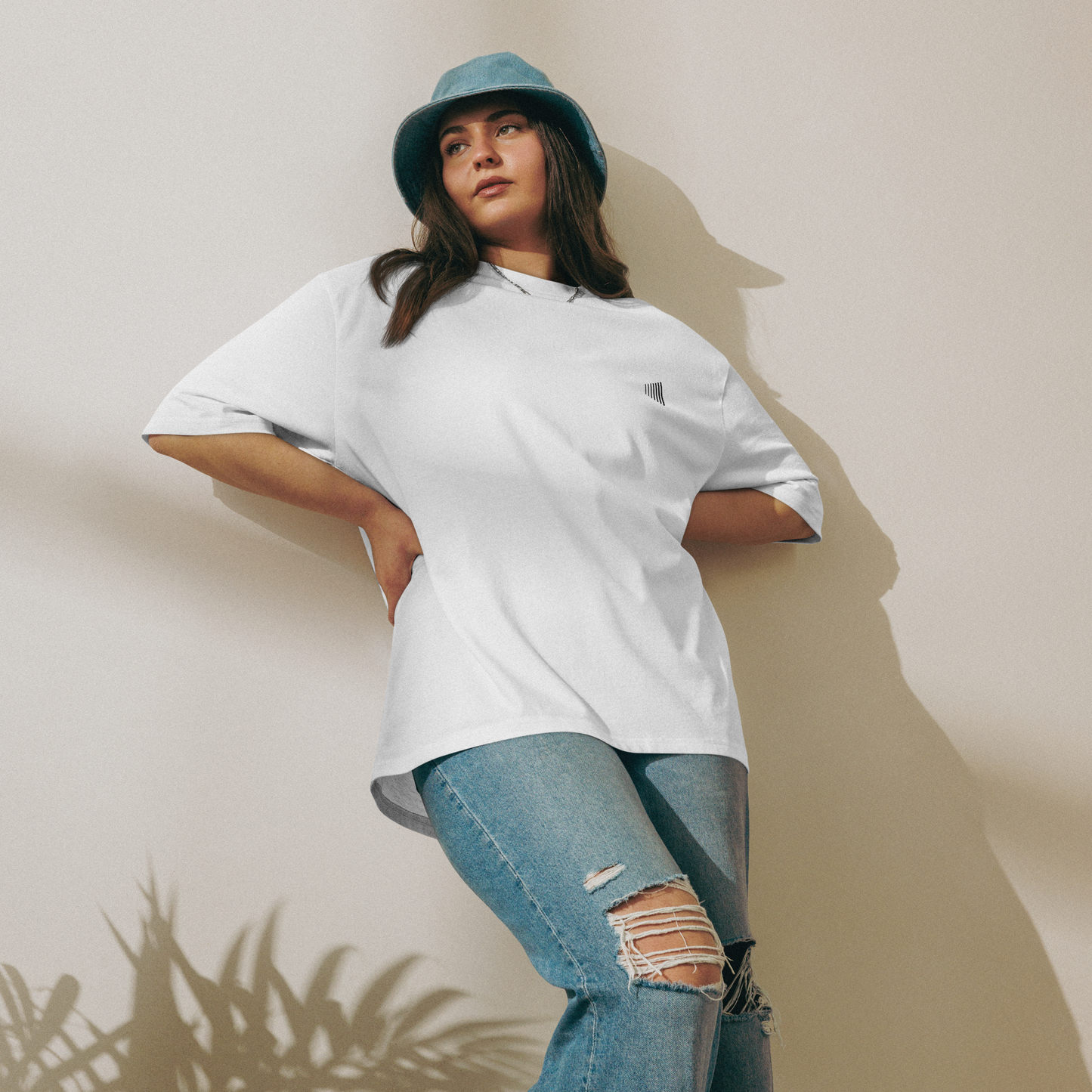 Camiseta oversize gruesa. Mi tiempo es oro
